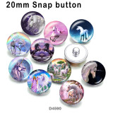 10pcs/lot  Unicorn  glass picture printing products of various sizes  Fridge magnet cabochon