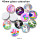 40mm glass cabochon