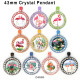 10pcs/lot   Flamingo   glass picture printing products of various sizes  Fridge magnet cabochon