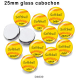 10pcs/lot  MOM  MIiMi  NaNa  glass picture printing products of various sizes  Fridge magnet cabochon