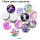 18mm glass cabochon