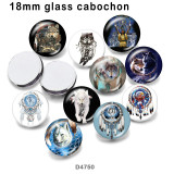 10pcs/lot   Dreamcatcher  wolf  glass picture printing products of various sizes  Fridge magnet cabochon