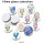 16mm glass cabochon