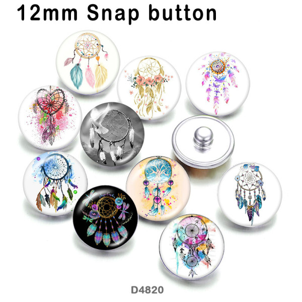 10pcs/lot   Dreamcatcher    glass picture printing products of various sizes  Fridge magnet cabochon