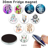 10pcs/lot   Dreamcatcher    glass picture printing products of various sizes  Fridge magnet cabochon