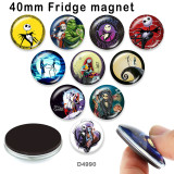 10pcs/lot  Halloween   glass picture printing products of various sizes  Fridge magnet cabochon