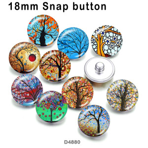 10pcs/lot  tree of life  glass picture printing products of various sizes  Fridge magnet cabochon
