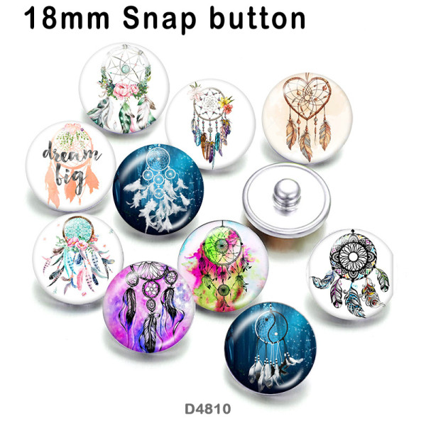 10pcs/lot   Dreamcatcher    glass picture printing products of various sizes  Fridge magnet cabochon