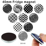 10pcs/lot  pattern  glass picture printing products of various sizes  Fridge magnet cabochon