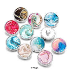 20MM  Pattern  Print   glass  snaps buttons  Beach Ocean