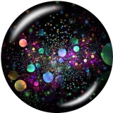 20MM  Pretty  Pattern  Print   glass  snaps buttons Beach Ocean