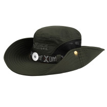 Sun hat men's sun hat, breathable outdoor UV protection, mountaineering fishing sun hat fit 18mm snap button beige snap button jewelry