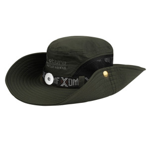 Sun hat men's sun hat, breathable outdoor UV protection, mountaineering fishing sun hat fit 18mm snap button beige snap button jewelry