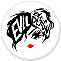 20MM  Witch girls  Print   glass  snaps buttons