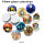 14mm glass cabochon