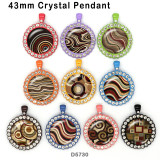 10pcs/lot  pattern  glass picture printing products of various sizes  Fridge magnet cabochon