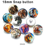 10pcs/lot  Horse  glass picture printing products of various sizes  Fridge magnet cabochon