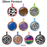 10pcs/lot  pattern  glass picture printing products of various sizes  Fridge magnet cabochon