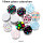 16mm glass cabochon