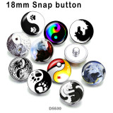 10pcs/lot  Tai Chi  glass picture printing products of various sizes  Fridge magnet cabochon