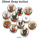 10pcs/lot  Christmas Cat Dog  glass picture printing products of various sizes  Fridge magnet cabochon