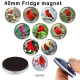 10pcs/lot  bird  glass picture printing products of various sizes  Fridge magnet cabochon