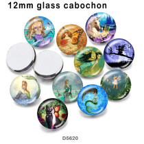 10pcs/lot  Elves  glass picture printing products of various sizes  Fridge magnet cabochon