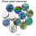 20mm glass cabochon
