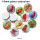 16mm glass cabochon