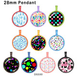 10pcs/lot  pattern  glass picture printing products of various sizes  Fridge magnet cabochon
