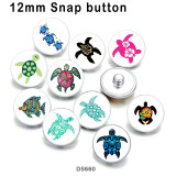 10pcs/lot  sea turtle  glass picture printing products of various sizes  Fridge magnet cabochon