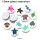 12mm glass cabochon