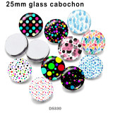 10pcs/lot  pattern  glass picture printing products of various sizes  Fridge magnet cabochon