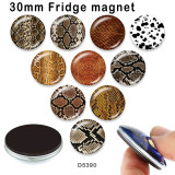 10pcs/lot  pattern  glass picture printing products of various sizes  Fridge magnet cabochon