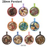 10pcs/lot  pattern  glass picture printing products of various sizes  Fridge magnet cabochon