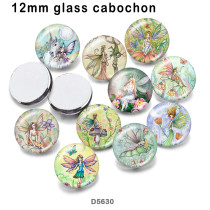 10pcs/lot  Elves  glass picture printing products of various sizes  Fridge magnet cabochon