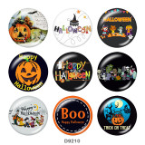 20MM  Halloween   Print   glass  snaps buttons
