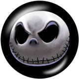 20MM Halloween  Wizard  Print   glass  snaps buttons