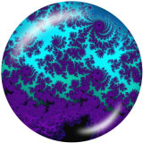 20MM  Pattern   Print   glass  snaps buttons