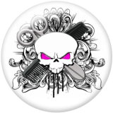 20MM  Halloween  Print   glass  snaps buttons