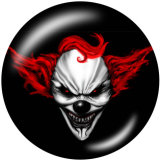 20MM Halloween  Wizard  Print   glass  snaps buttons
