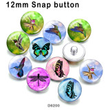 10pcs/lot  Hummingbird  glass picture printing products of various sizes  Fridge magnet cabochon