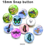 10pcs/lot  Hummingbird  glass picture printing products of various sizes  Fridge magnet cabochon