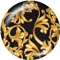20MM  pattern  Print   glass  snaps buttons