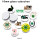 16mm glass cabochon