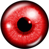20MM  Halloween  eye  Print   glass  snaps buttons