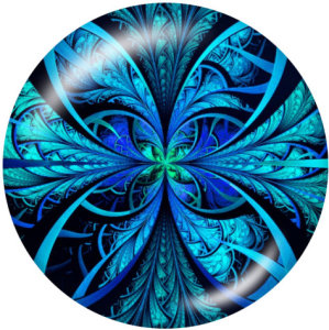 20MM  Pattern   Print   glass  snaps buttons