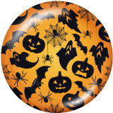 20MM  Halloween   Print   glass  snaps buttons
