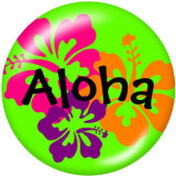 20MM   Beach Ocean   Print   glass  snaps buttons