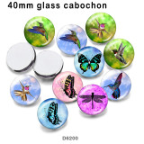 10pcs/lot  Hummingbird  glass picture printing products of various sizes  Fridge magnet cabochon